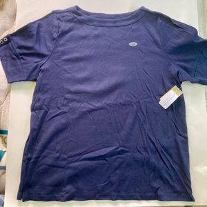 Christopher & Banks Navy 20W/22W (2X) Blouse